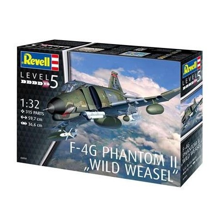 Revell 4959 1 - 32 F-4G PhantomII Wild Weasel 315 pièces niveau 5 Revell 4959 1 - 32 F-4G PhantomII Wild Weasel 315 pièces niveau 5