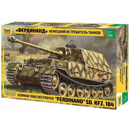 Zvezda 3653 1 - 35 chasseur de char SD.Kfz 184 Ferdinand Zvezda 3653 1 - 35 chasseur de char SD.Kfz 184 Ferdinand