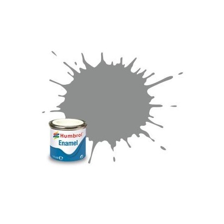 Humbrol 126 émail gris moyen US satiné 14 ml Humbrol 126 émail gris moyen US satiné 14 ml