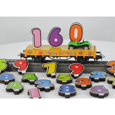 Märklin 44231 HO wagon joyeur anniversaire Star up Märklin 44231 HO wagon joyeur anniversaire Star up