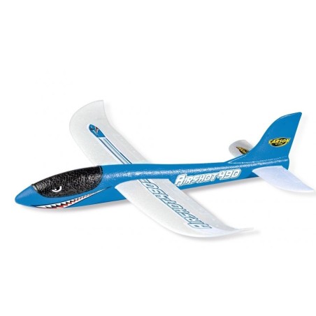 Carson 500504012 planeur à lancer Airshot 490 bleu L 48 cm env. 49 cm 42 g.