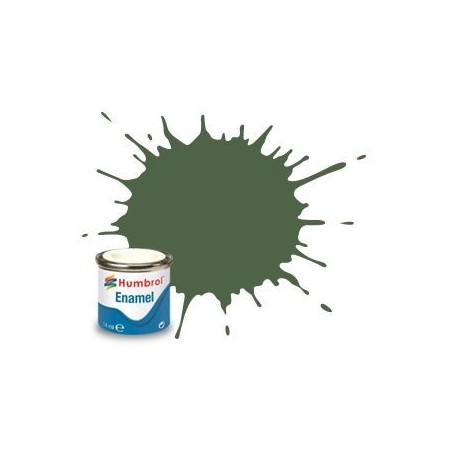Humbrol 117 émail vert clair US117 mat 14 mL Humbrol 117 émail vert clair US117 mat 14 mL