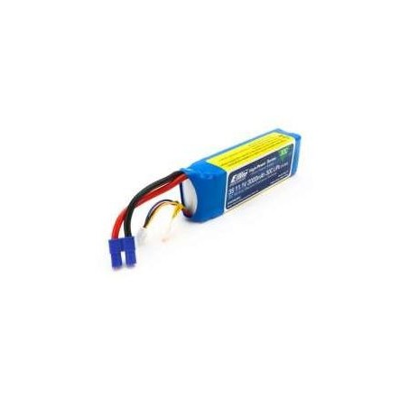 E-flite EFLB30003SJ30 Li-Po 11,1 V 300 mAh connecteur JST