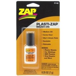 ZAP ZPT102 colle Plasti-ZAP viscosité moyenne pour plastique, ABS etc. 7g.