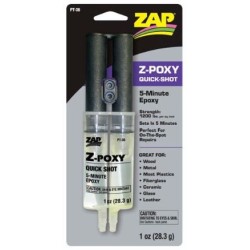 ZAP ZPT36 colle Z-poxy quick-shot seringue 28.3 g.