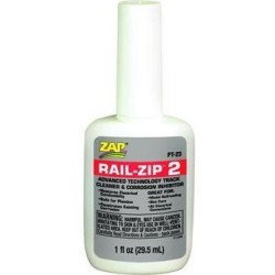 ZAP ZPT23 colle rail-zip 2 anti corrosion pout trains et modèles réduits 29,5 mL