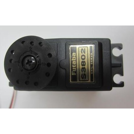 Futaba S3802 servo analog. pour le contrôle de voile 11 Kg, 72 g. Futaba S3802 servo analog. pour le contrôle de voile 11 Kg, 72 g.