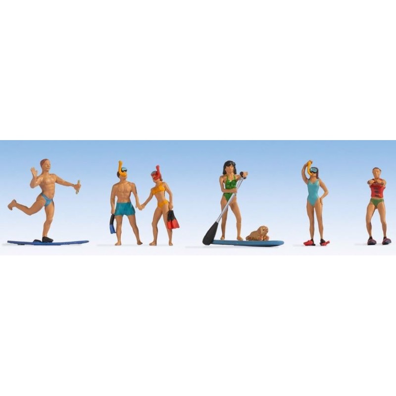 Noch 15854 HO sportifs aquatique (6 figurines)