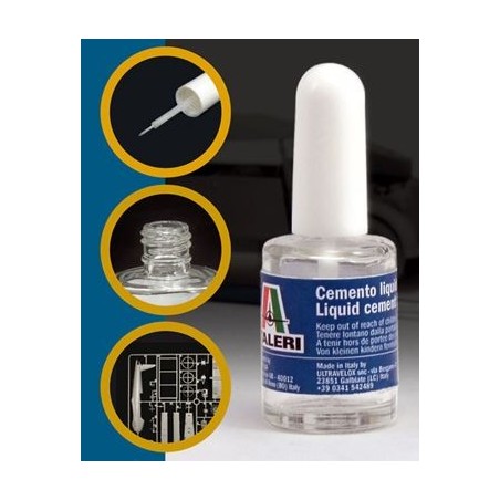 Italeri 3990 colle liquide pour plastique 15 mL Italeri 3990 colle liquide pour plastique 15 mL