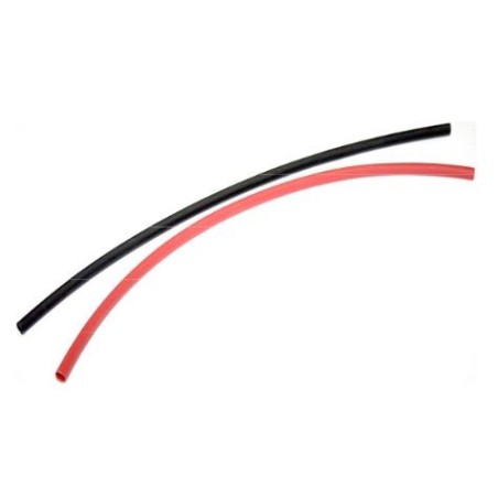 HRC5131 gaine thermorétractable 4 mm rouge et noir 25 cm HRC5131 gaine thermorétractable 4 mm rouge et noir 25 cm