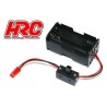 HRC9271AS support batteries AA (4x) fiche BEC avec interrupteur
