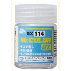 Mr Hobby GX113 verni super transparent mat 18 ml UV cut