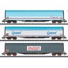 Trix 15375 N SNCF set de 3 wagons bâchés, Vittel, Contrex, Evian