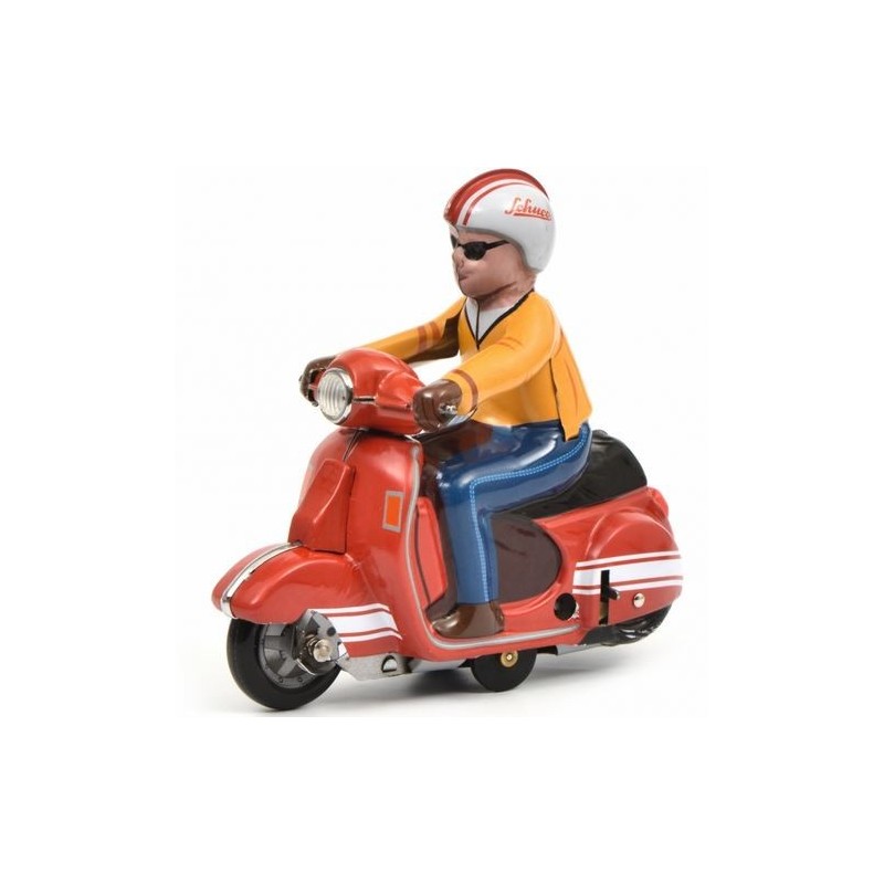 Schuco 450098500 scooter Charly rouge (remontable avec clef)