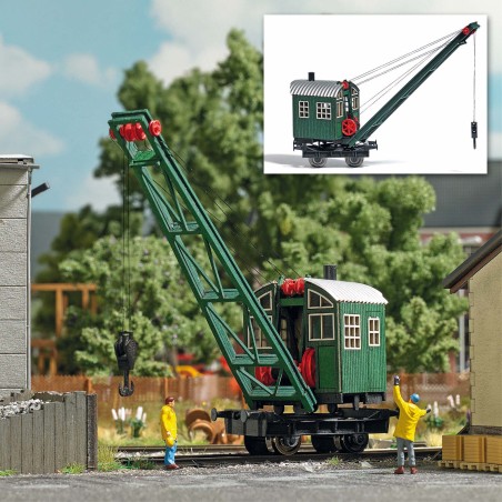 Busch 1397 HO Grue à vapeur Busch 1397 HO Grue à vapeur