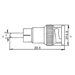 Vellemann CBNC32 connecteur BNC-cinch RCA