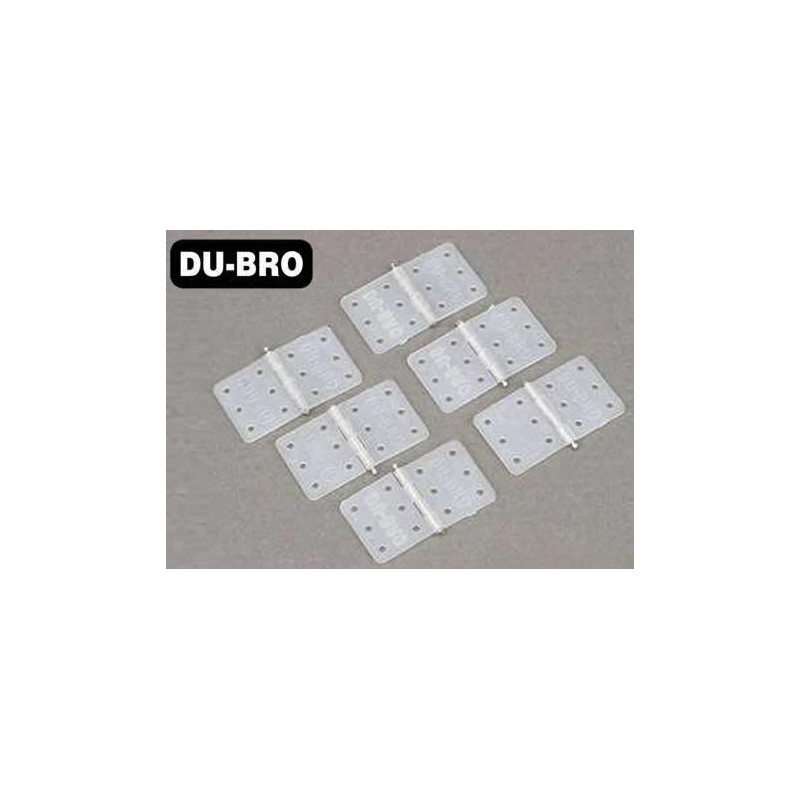 Du-bro 116 charnières en nylon 27 x 16 mm (6 pièces)