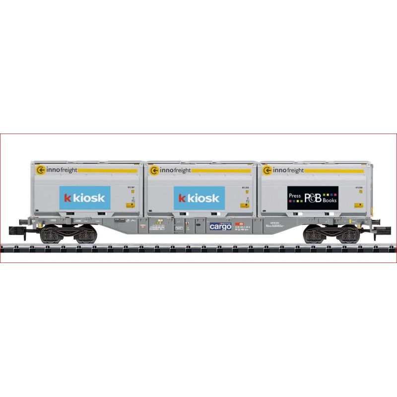 Trix 18405 N wagon porte cont. Kiosk ép.VI