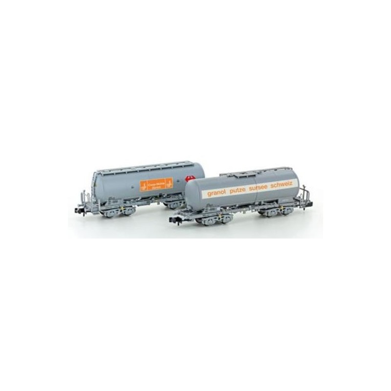 Hobby train 23491  N (2x) CFF Uacs Coop Granol ép. IV-V