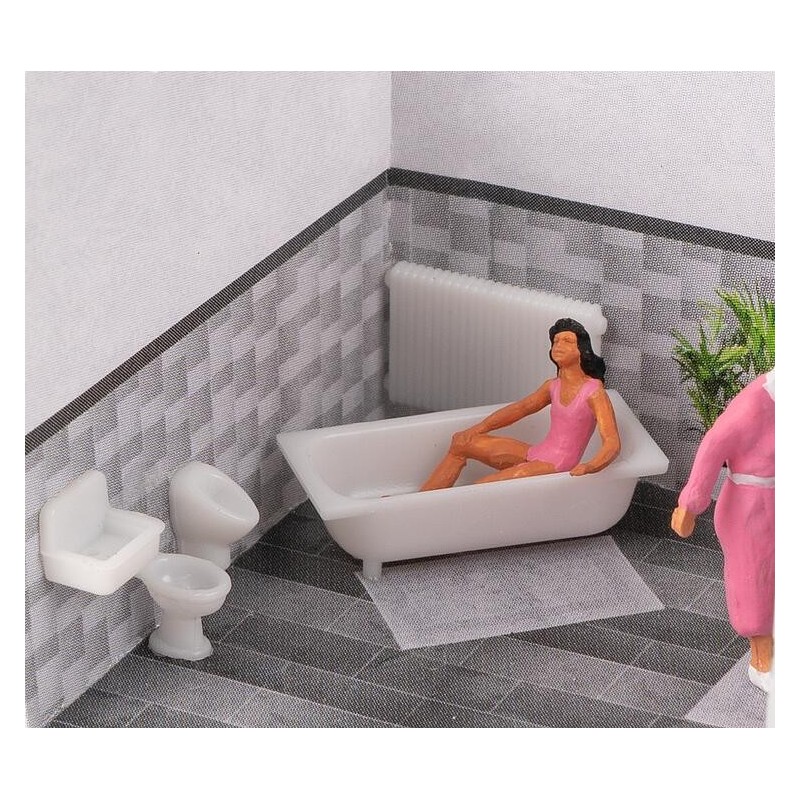 Faller 180993 HO lot céramique de salle de bain