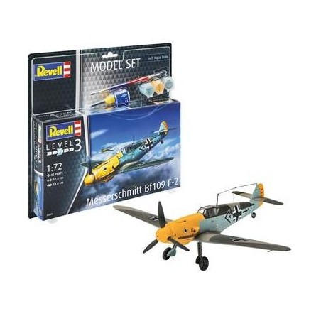 Revell 63893 1 - 72 Me Bf109 F-2 model set