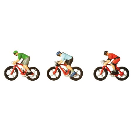 Noch 36897 N coureurs cyclistes, 3 pièces Noch 36897 N coureurs cyclistes, 3 pièces