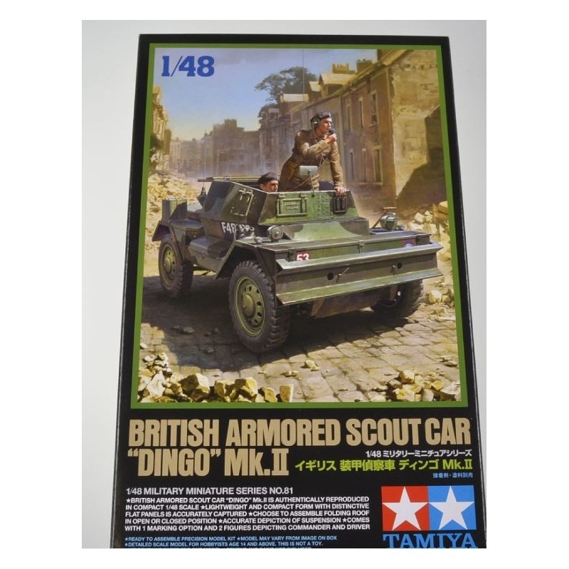 Tamiya 32581 1 - 48 British armored scout car Dingo mk.II