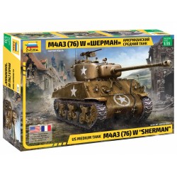 Zvezda 3676 1 - 35 M4A3 (76) W Sherman