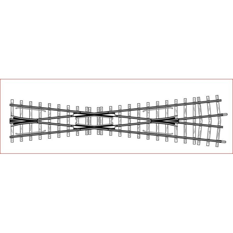 Bemo 4219 000 HOm croisement court 182 mm