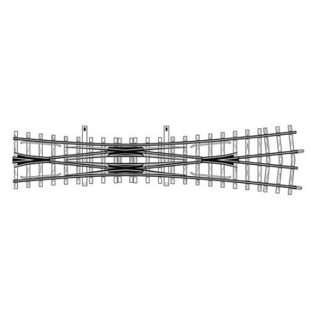 Bemo 4216 000 HOm jonction double 12 deg. 182 mm Bemo 4216 000 HOm jonction double 12 deg. 182 mm