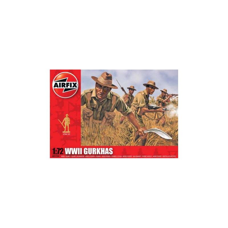 Airfix 1754 1 - 72 Gurkhas 48 pièces