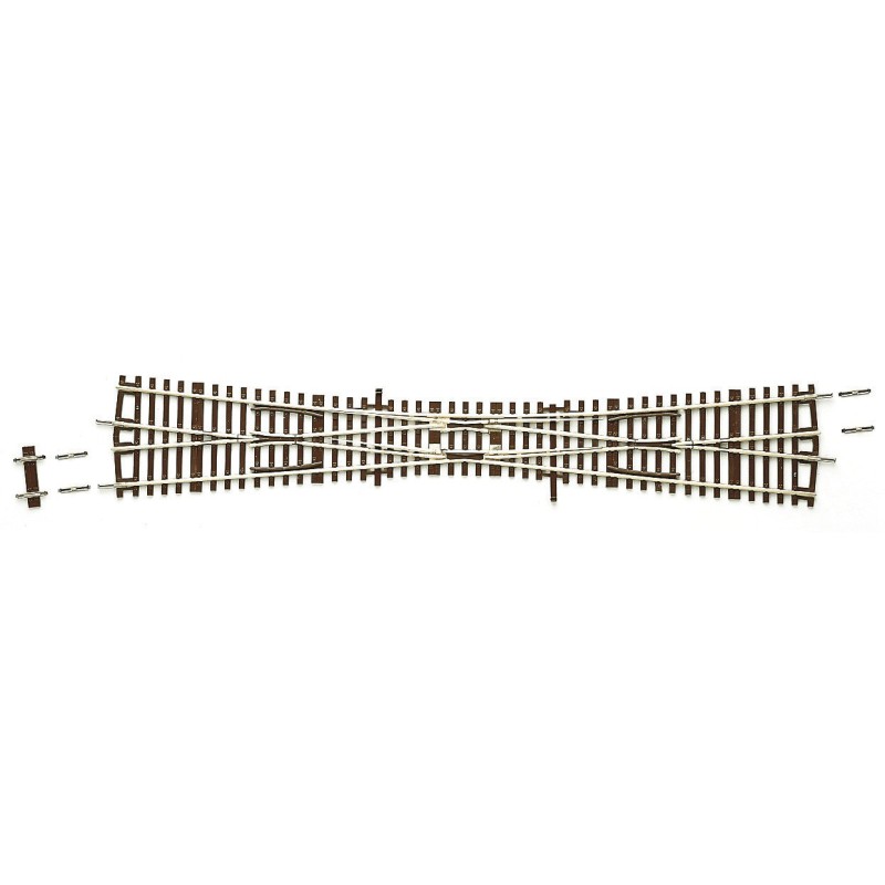 Roco 42493 HO aig. de croisement simple 345 mm 10 deg. Rocoline