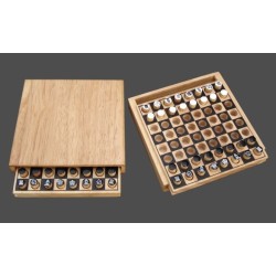 Asiaspiel 213 jeu d échecs en bois 110 x 105 x 25 mm