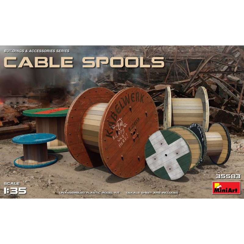 MiniArt 35583 1 - 35 bobines pour câbles