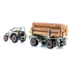 ACE 3018 1 - 32 tracteur Hürlimann D2500 avec remorque édition limitée