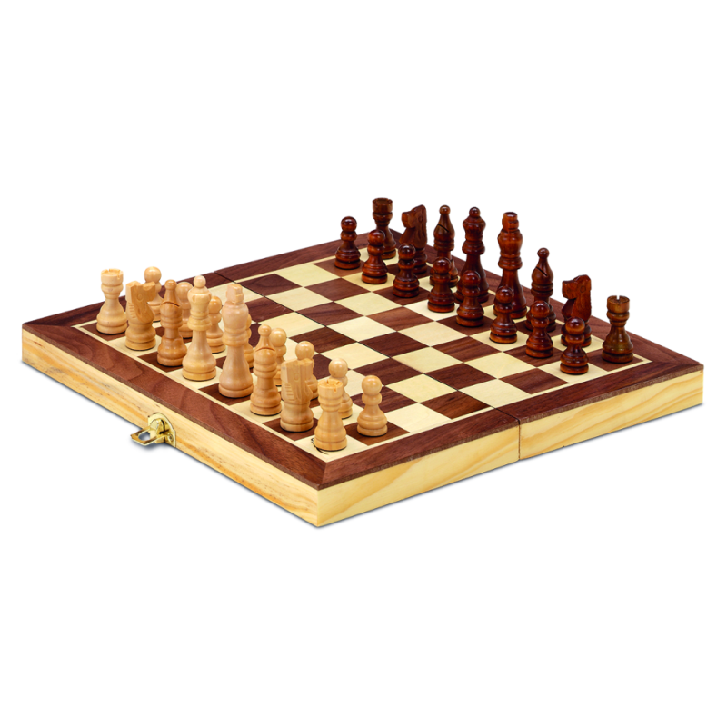 Cayro 70601 jeu d échecs pliant en bois 30 x 30 cm