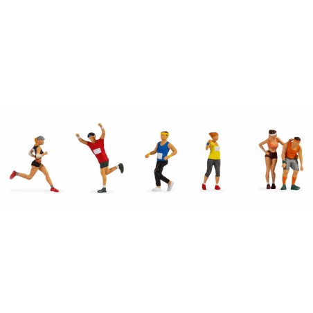 Noch 15890 HO maratonniens, 6 figurines