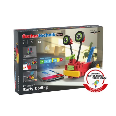 Fischer Technik 559889 early coding, 55 pièces, dèd 5 ans