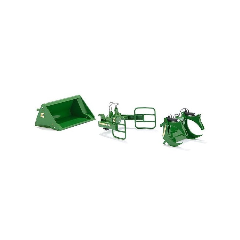 Wiking 77381 1 - 32 setA de chargeurs John Deere