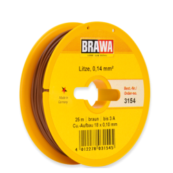 Brawa 3154 câble brun 0,14...