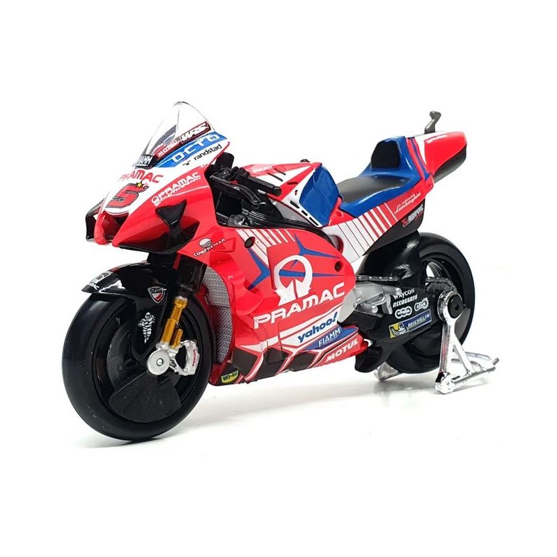 Maisto 36379-5 1 - 18 moto Ducati GP2021 num 5 Pramac