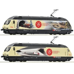Roco 70677 HO DC CFF Re 460 018-3 175 ans des chemins de fer en suisse. Int. PLUS22