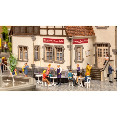 Noch 16245 HO set de figurines (6) thème café