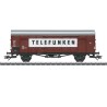 Märklin 46169 HO wagon couvert Gbkl, Telefunken, ép. IV