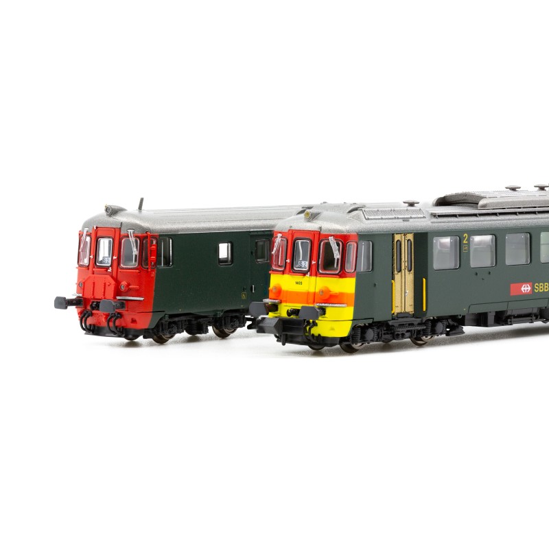 Piko 94161 N DC, CFF RBe 4-4 1403 Seetal plus BDt EW II ép. IV