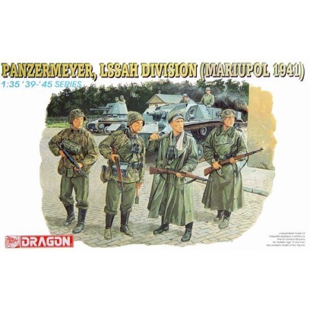 Dragon 6116 1 - 35 Panzer meyer LSSAH Division, Mariupol 1941. 4 figurines