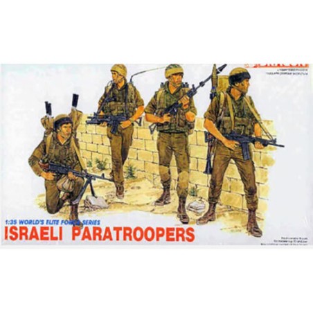 Dragon 3001 1 - 35 parachutistes israeliens. 4 figurines
