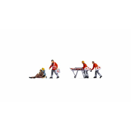 Noch 15080 HO accident de la route, 5 figurines