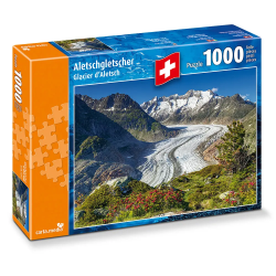 Cartamedia 7278 puzzle glacier d Aletsch, 1000 pièces