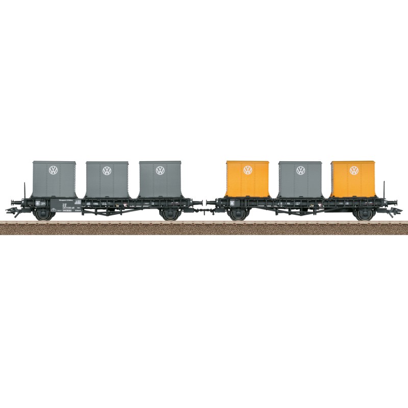 Trix 24161 HO DB wagon porte cont. Laabs